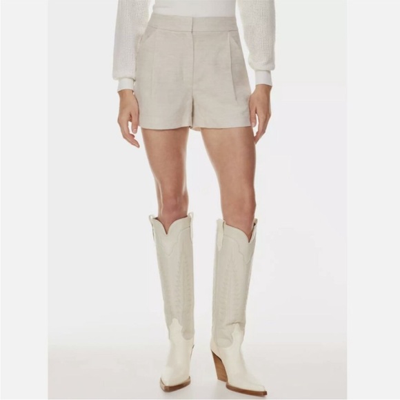 Wilfred Pants - Wilfred Fable Linen Mini Short Pleated Size 6
